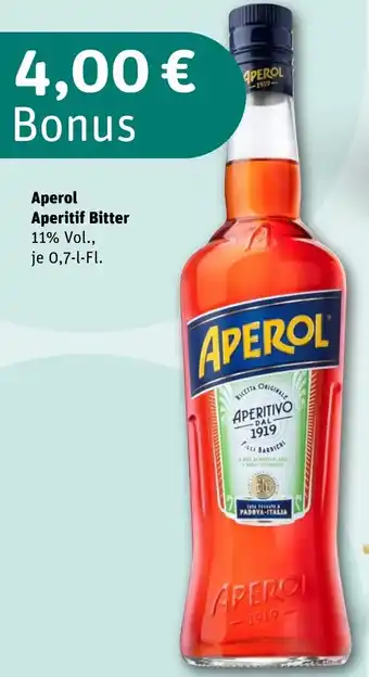 REWE Aperol Aperitif Bitter Angebot