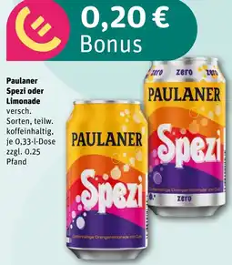 REWE Paulaner Spezi oder Limonade Angebot