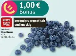 REWE Heidelbeeren Angebot