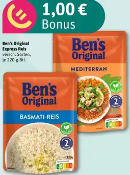 REWE Ben's Original Express Reis Angebot