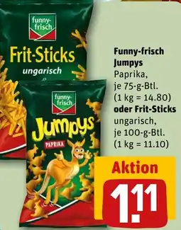 REWE Funny-frisch Jumpys oder Frit-Sticks Angebot