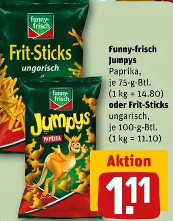 REWE Funny-frisch Jumpys oder Frit-Sticks Angebot