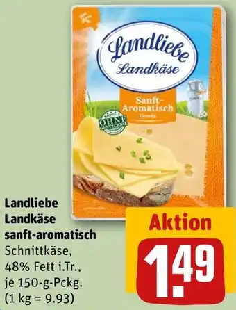 REWE Landliebe Landkäse sanft-aromatisch Angebot