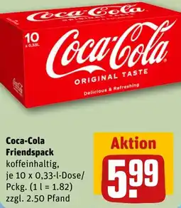 REWE Coca-Cola Friendspack Angebot