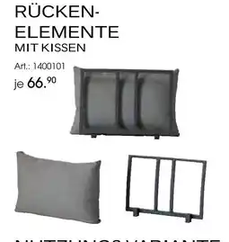 Zurbrüggen Rücken-elemente mit kissen Angebot