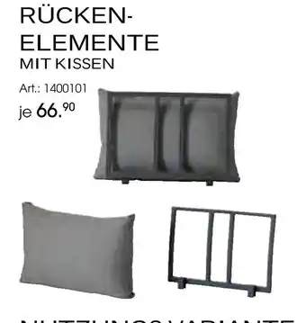 Zurbrüggen Rücken-elemente mit kissen Angebot