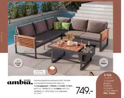 Zurbrüggen Ambia garden lounge set square Angebot