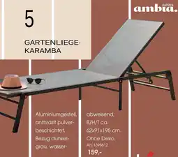 Zurbrüggen Ambia garden gartenliege-karamba Angebot