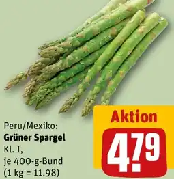 REWE Grüner Spargel Angebot