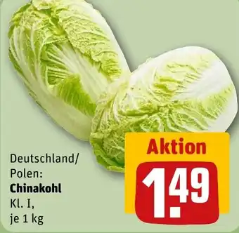 REWE Chinakohl Angebot