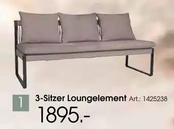 Zurbrüggen 3-sitzer loungelement Angebot