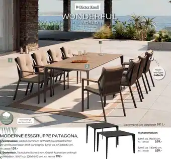 Zurbrüggen Dieter knoll moderne essgruppe patagona Angebot