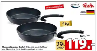 Zurbrüggen Fissler pfannenset adamant comfort, 2-tlg Angebot