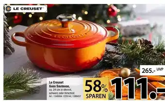 Zurbrüggen Le creuset guss sauteuse Angebot