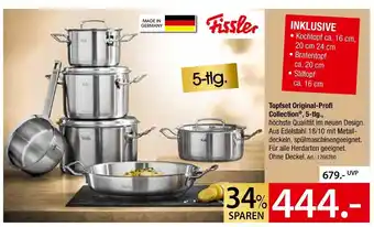 Zurbrüggen Fissler topfset original-profi collection, 5-tlg Angebot