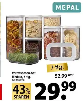 Zurbrüggen Mepal vorratsdosen-set modula Angebot