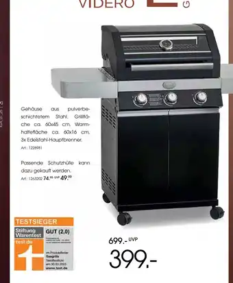 Zurbrüggen Rösle gasgrill videro Angebot