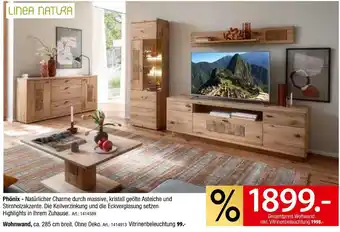 Zurbrüggen Linea natura phönix wohnwand Angebot