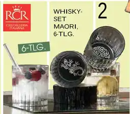 Zurbrüggen Rcr cristalleria italiana whisky-set maori Angebot