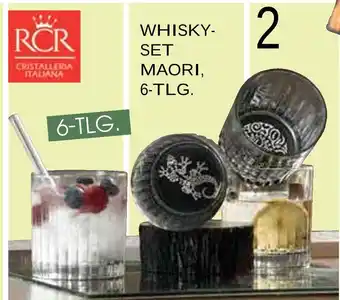 Zurbrüggen Rcr cristalleria italiana whisky-set maori Angebot