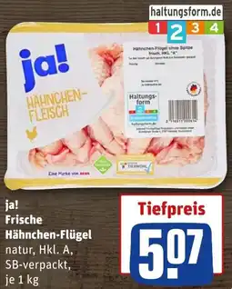 REWE ja! Frische Hähnchen-Flügel Angebot