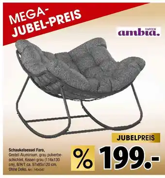 Zurbrüggen Ambia schaukelsessel faro Angebot