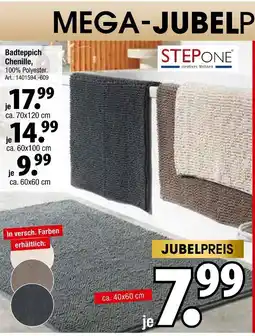 Zurbrüggen Step one badteppich chenille Angebot