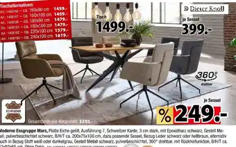 Zurbrüggen Dieter knoll moderne essgruppe mars Angebot