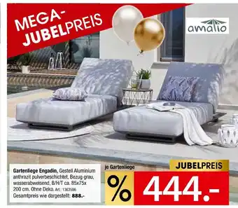 Zurbrüggen Amalio gartenliege engadin Angebot