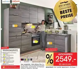 Zurbrüggen Welnova oder mican küche welnova plan Angebot