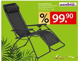 Zurbrüggen Ambia garden gartenliege makaha Angebot