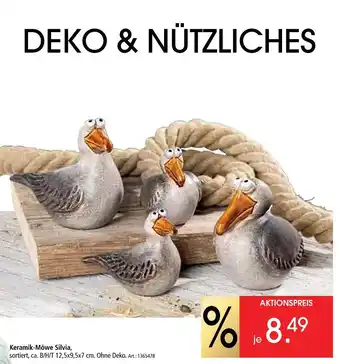 Zurbrüggen Keramik-möwe silvia Angebot