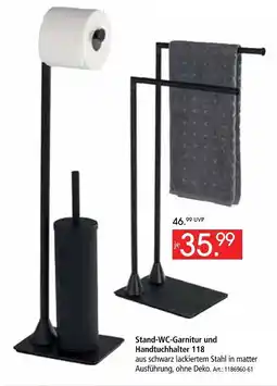 Zurbrüggen Stand-wc-garnitur und handtuchhalter 118 Angebot