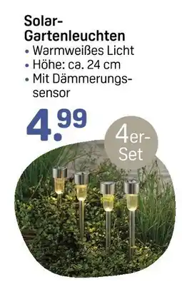 Rossmann Solar-gartenleuchten Angebot