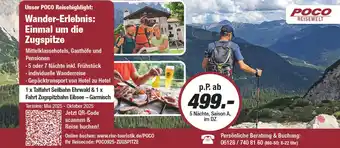 Poco Poco reisewelt wander-erlebnis: einmal um die zugspitze Angebot