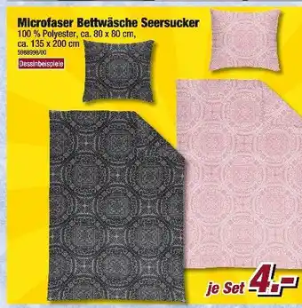 Poco Microfaser bettwäsche seersucker Angebot