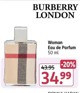 Rossmann Burberry woman eau de parfum Angebot