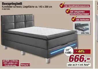 Poco Boxspringbett Angebot