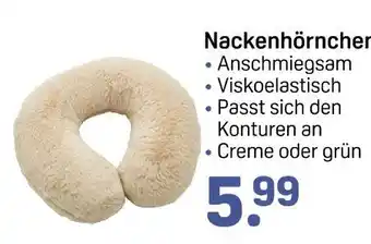 Rossmann Nackenhörnchen creme oder grün Angebot