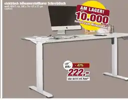 Poco Elektrisch höhenverstellbarer schreibtisch Angebot