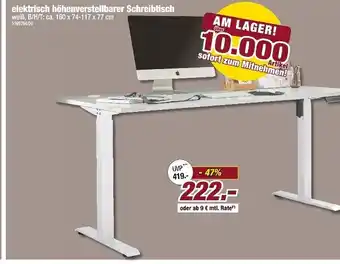 Poco Elektrisch höhenverstellbarer schreibtisch Angebot