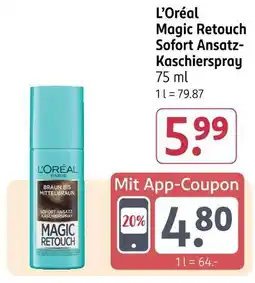 Rossmann L'oréal magic retouch sofort ansatz-kaschierspray Angebot