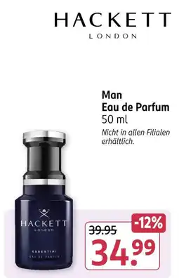 Rossmann Hackett man eau de parfum Angebot