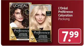 Rossmann L'oréal préférence coloration Angebot