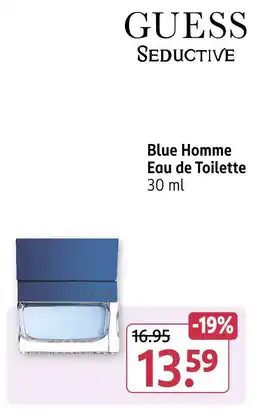 Rossmann Guess blue homme eau de toilette Angebot