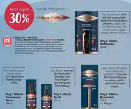 Rossmann King c. gillette 30% app-coupon Angebot