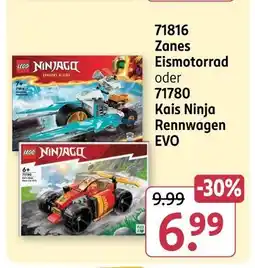 Rossmann Lego ninjago zanes eismotorrad oder kais ninja rennwagen evo Angebot