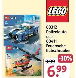 Rossmann Lego polizeiauto oder feuerwehrhubschrauber Angebot