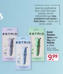 Rossmann Estrid rasierer space oder sky oder matcha Angebot