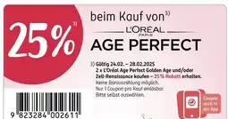 Rossmann L'oréal paris age perfect Angebot